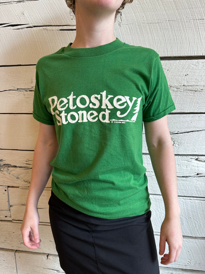 Rare 1980 Petoskey Stoned t-shirt
