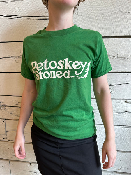 Rare 1980 Petoskey Stoned t-shirt