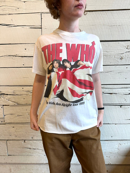 1989 The Who The Kids Are Alright Tour t-shirt