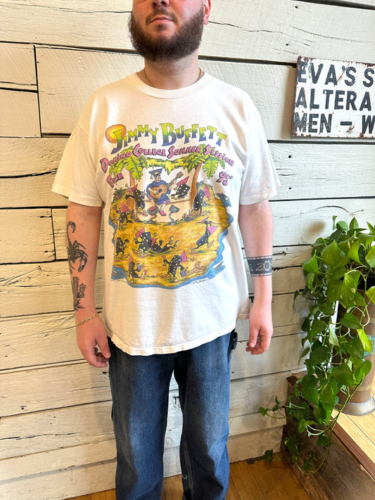 1995 Jimmy Buffet Domino College Summer Session Tour t-shirt