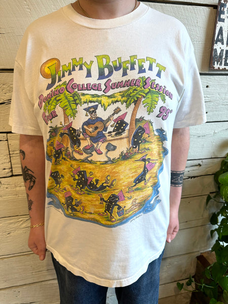 1995 Jimmy Buffet Domino College Summer Session Tour t-shirt