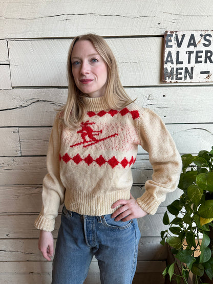 1950s/1960s wool ski sweater
