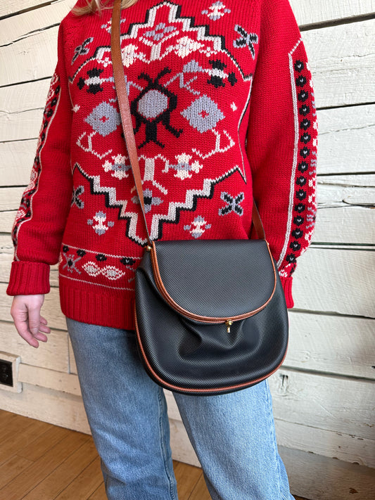 1980s Bottega Veneta Marco Polo crossbody bag