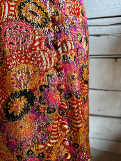 Late 1960s Christian Dior brocade dress