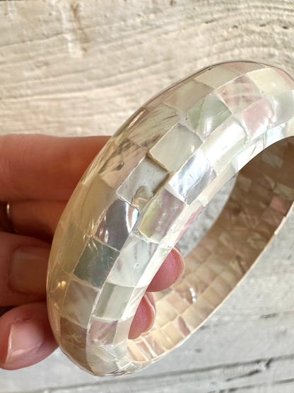 Vintage shell bangle
