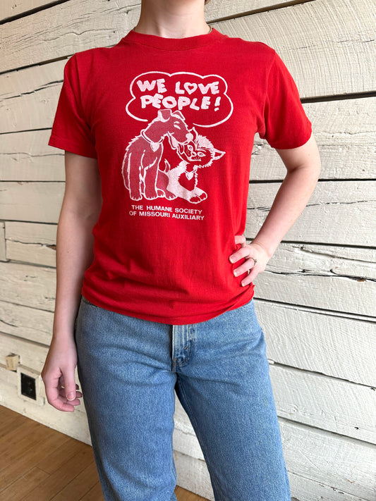 1980s Humane Society of Missouri t-shirt