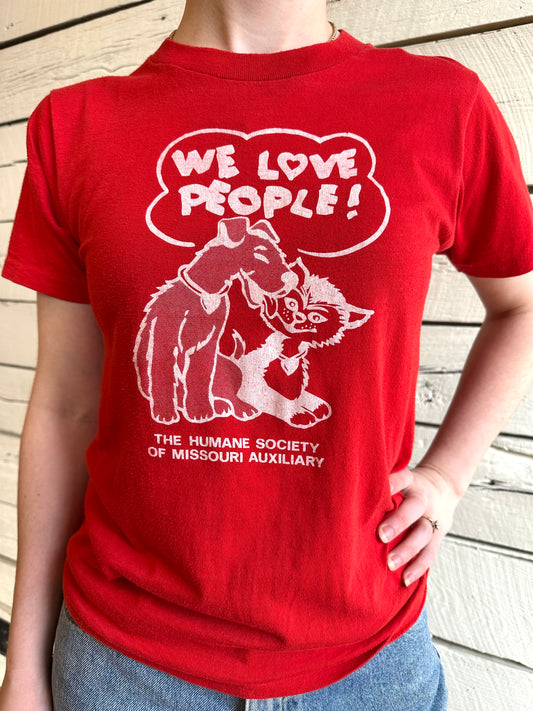 1980s Humane Society of Missouri t-shirt