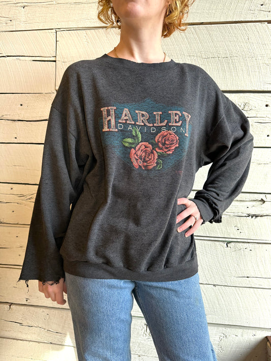 1992 Harley Davidson Effingham, IL rose sweatshirt