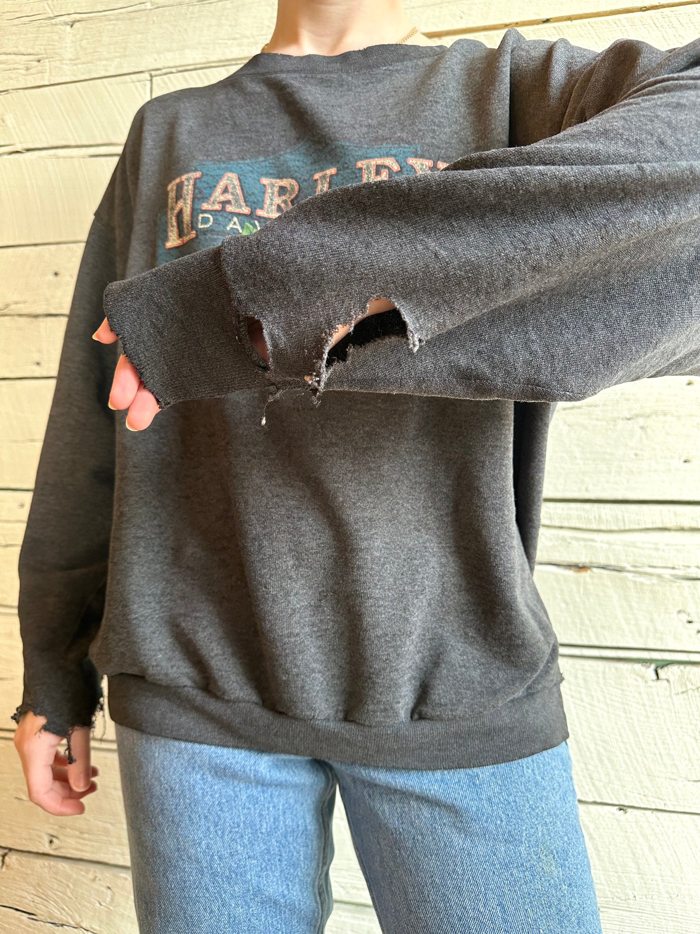 1992 Harley Davidson Effingham, IL rose sweatshirt